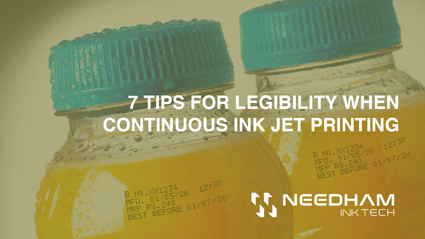 7 Tips for Legibility when Continuous Ink Jet Printing